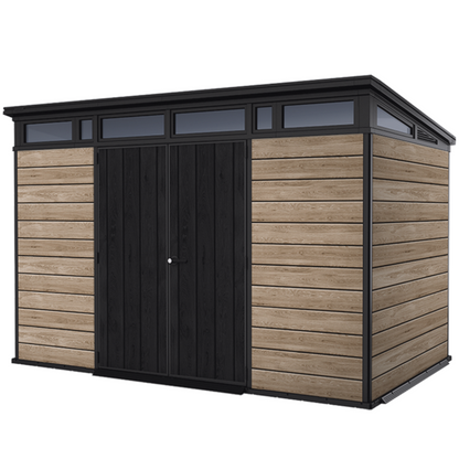Signature Collection 11x7ft Premium Outdoor Storage Shed – 3.4m x 2.1m Resin Garden Shed