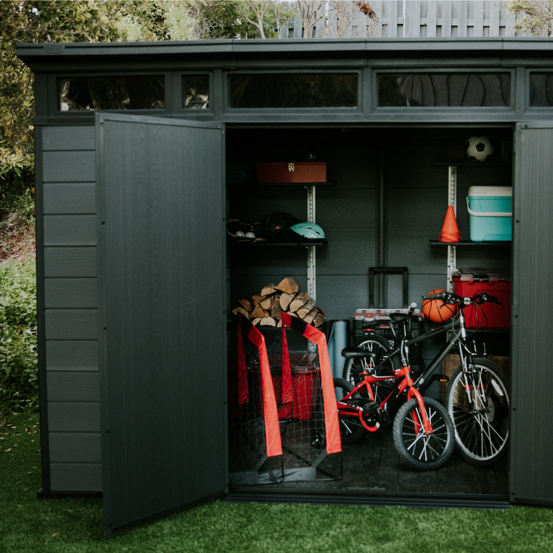Cortina 11x7ft Premium Outdoor Garden Shed – 3.4m x 2.1m Resin Storage Shed