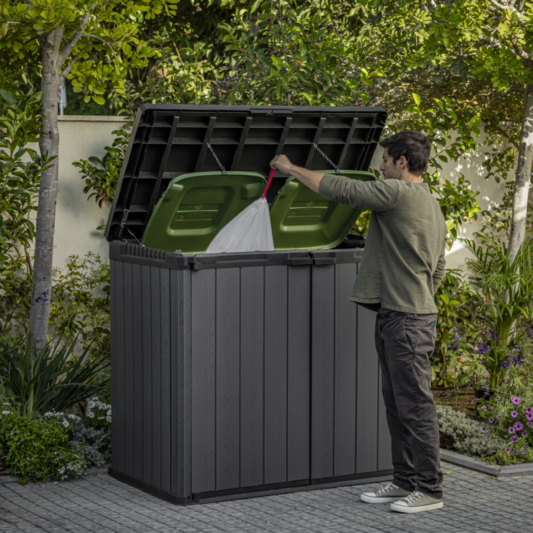 Store It Out Darwin Outdoor Storage Box – Weather-Resistant Garden Storage Unit